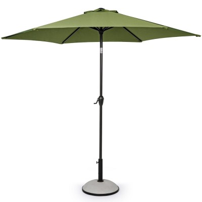 Зонт САЛЕРНО Оливковый солнцезащитный Высота 235 см