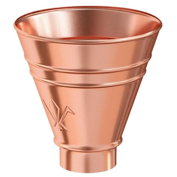 Водосток Aquasistem, система 150/100 - Воронка водосборная круглая медная купить в Кашире