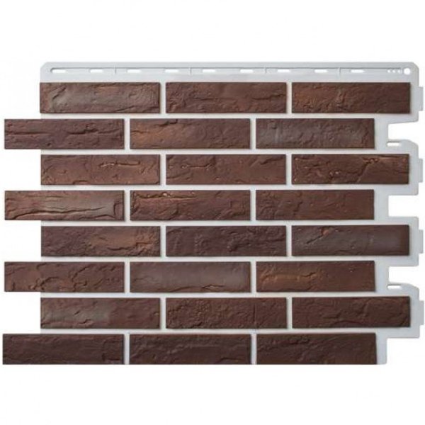 Фасадная панель Альта-Профиль Кирпич Рижский 01 купить в Кашире