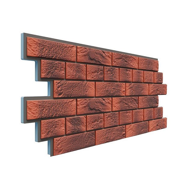 Фасадная термопанель Доломит Венецианский кирпич 20 мм Корса купить в Кашире