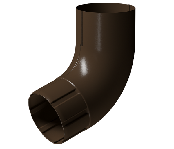 Колено 72° D90 Döcke STAL PREMIUM Каштан, (RAL 8017) купить в Кашире