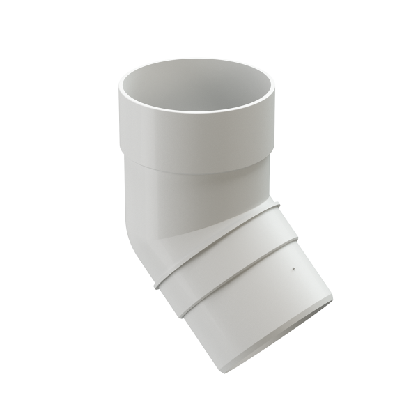 Колено 45˚ Docke Premium ПВХ - Пломбир купить в Кашире