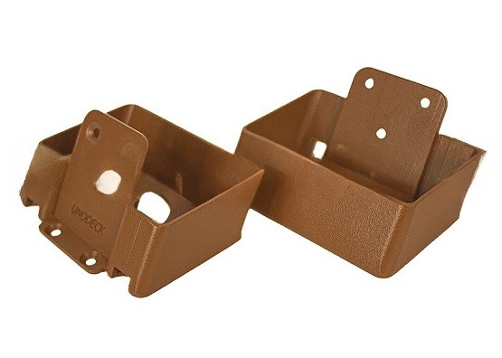 Крепления перил наклонное из алюминия GardenParkett Орех купить в Кашире