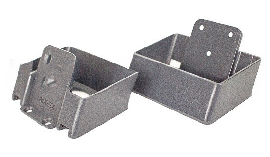 Крепления перил наклонное из алюминия GardenParkett Серый купить в Кашире