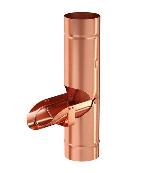 Водосток Aquasistem, система 125x90 - Водосборник медный купить в Кашире