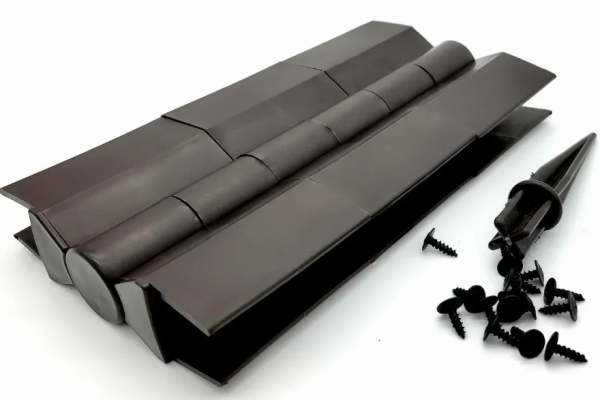 Угловой (стыковочный) шарнир для грядкок ДПК 225мм коричневый купить в Кашире