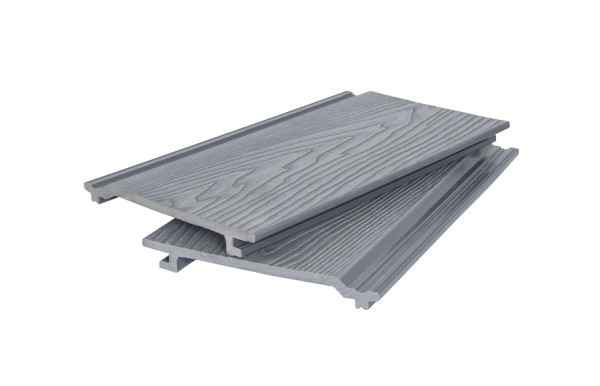 Фасадная доска POLIVAN GROUP 3D фактура дерева DENPASAR серый купить в Кашире