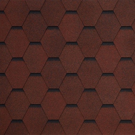 Гибкая черепица Tegola GARDA rosso 409 купить в Кашире