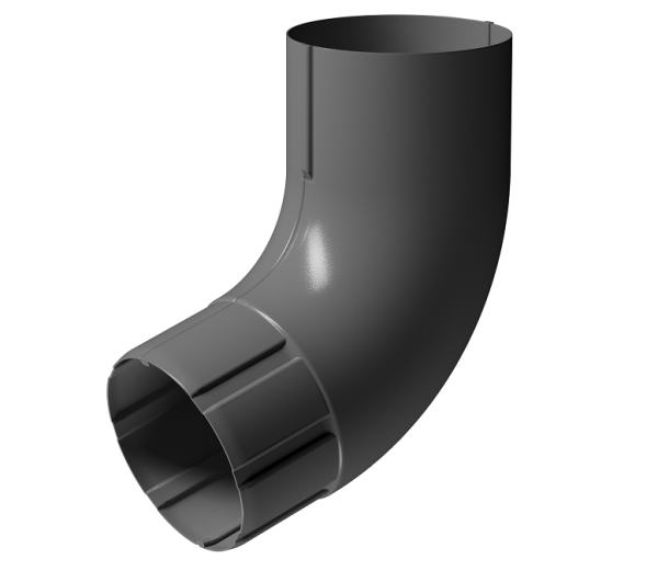 Колено 72° D90 Döcke STAL PREMIUM Графит, (RAL 7024) купить в Кашире