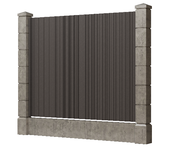 Заборная доска GRINDERDECO, ДПК, тиснение "дуб" Асфальт купить в Кашире