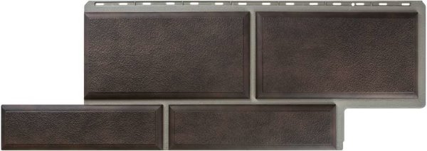 Фасадная панель камень Флорентийский коричневый купить в Кашире