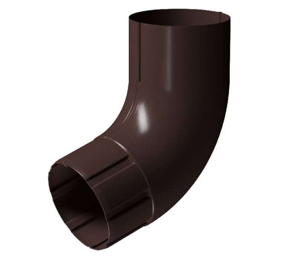 Колено 72° D90 Döcke STAL PREMIUM Шоколад, (RAL 8019) купить в Кашире