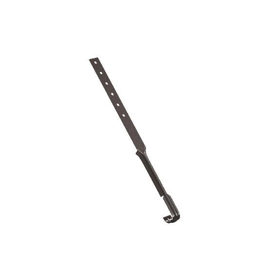 Водосток Aquasistem, система 125x90 - Поддержка желоба RR 32 Тёмно-Коричневый купить в Кашире