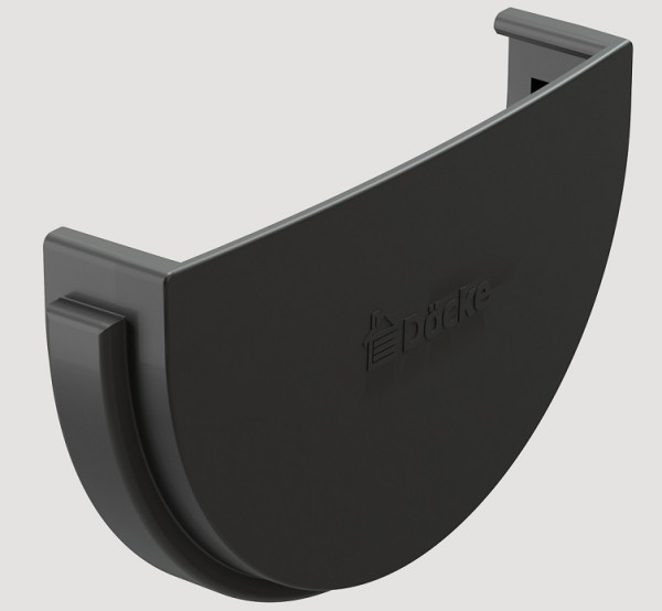 Заглушка желоба ПВХ Docke STANDART серый купить в Кашире