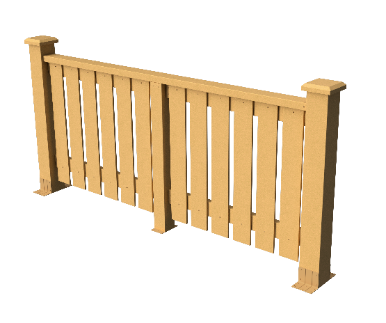 Ограждения декоративное ДПК GRINDERDECO Вилидж песчаник купить в Кашире