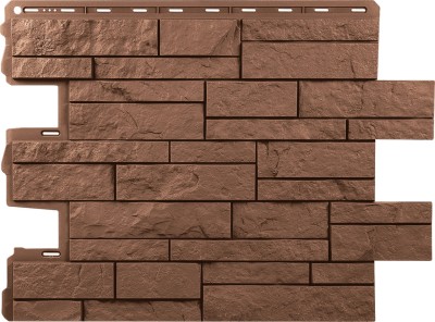 Фасадная панель Альта-Профиль Шотландия Терракотовый