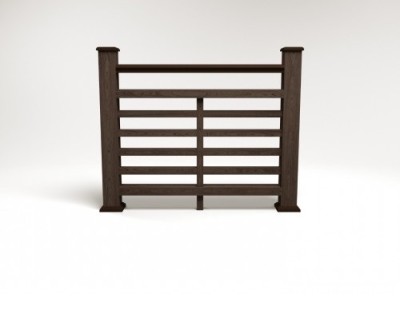 Ограждение из ДПК FG4 венге