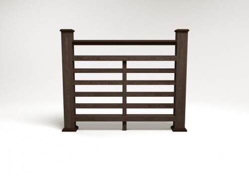 Ограждение из ДПК FG4 венге купить в Кашире