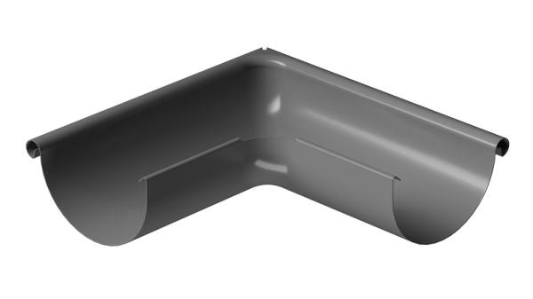 Угол внешний 90° D125 Döcke STAL PREMIUM Графит, (RAL 7024) купить в Кашире