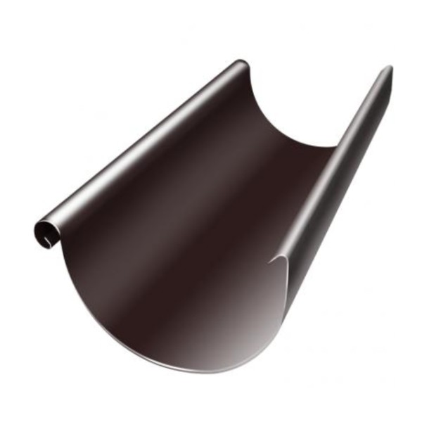 Водосток Grand Line 150x100 – Желоб 3м RAL 8017 купить в Кашире