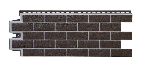 ФП Grand Line состаренный кирпич премиум Шоколадный (шов RAL 7006) купить в Кашире