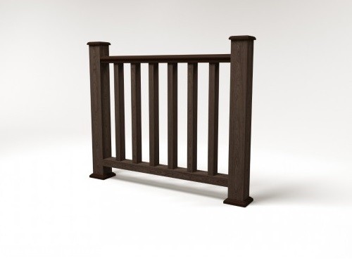 Ограждение из ДПК FG5 венге купить в Кашире