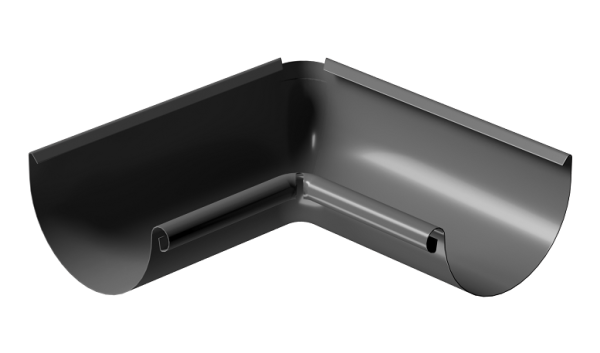 Угол внутренний 90° D125 Döcke STAL PREMIUM Графит, (RAL 7024) купить в Кашире