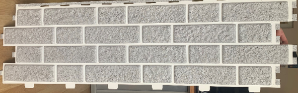 Цокольный сайдинг Tecos МИХЕЛЕН Серый купить в Кашире