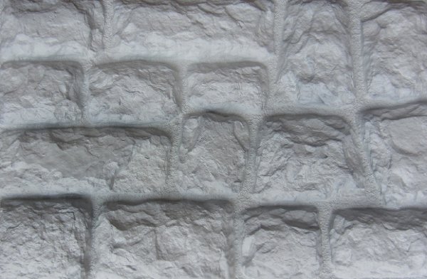 Фасадная панель Аэлит Камень крупный Белый купить в Кашире