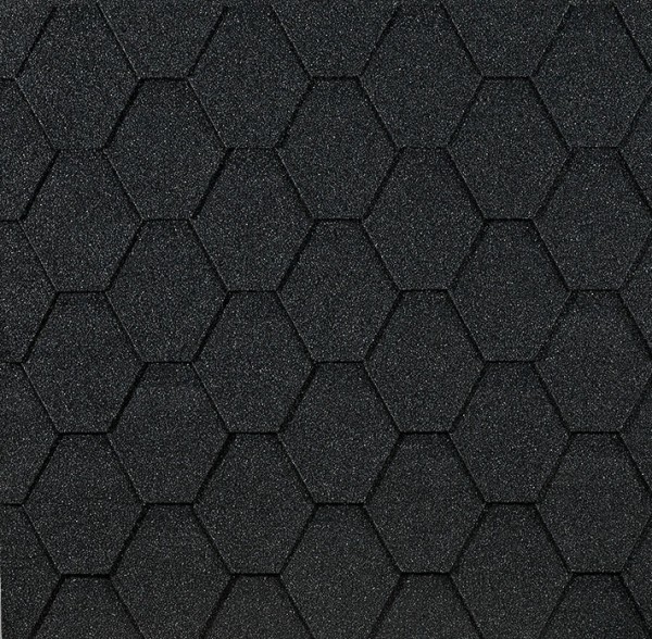 Гибкая черепица EURASIA Docke, Коллекция ШЕСТИГРАННИК Серый купить в Кашире