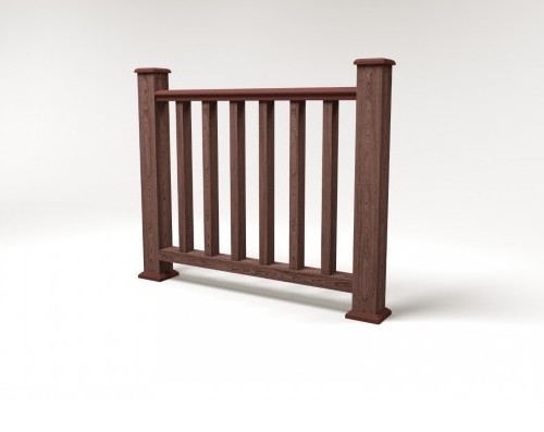 Ограждение из ДПК FG5 шоколад купить в Кашире