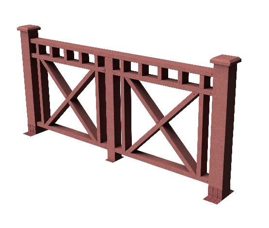 Ограждения декоративное ДПК GRINDERDECO Виктория мербау купить в Кашире