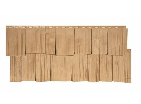 Фасадная панель T-Сайдинг-Щепа дуб ЭКО-1 Бежевый купить в Кашире