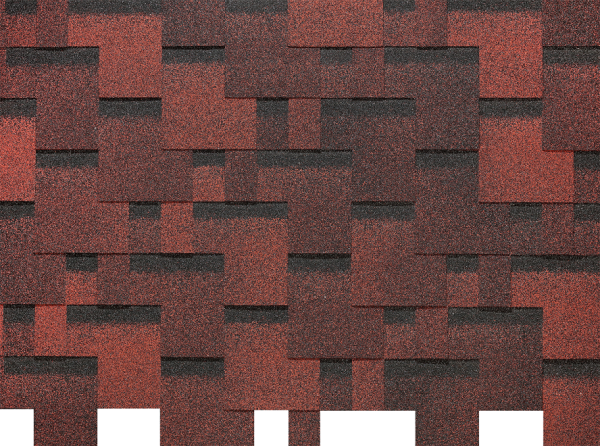 Гибкая черепица EURASIA Docke, Коллекция Лабиринт Красный купить в Кашире