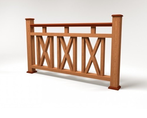 Ограждение из ДПК FG3 терракот купить в Кашире