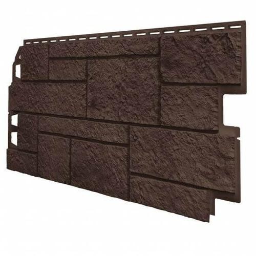 Фасадные панели ТЕХНОНИКОЛЬ Оптима Песчаник Тёмно-коричневый купить в Кашире