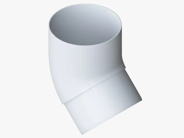 Водосток Альта-Профиль ПВХ – Колено 45 (белый) купить в Кашире