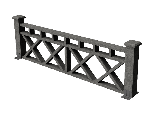 Ограждения декоративное ДПК GRINDERDECO Бэйли серый базальт купить в Кашире