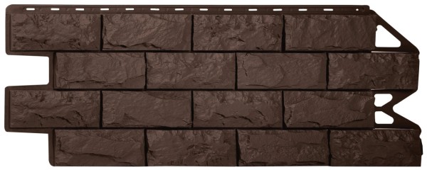 Фасадная панель Альта-Профиль Фагот ЭКО Коричневый купить в Кашире