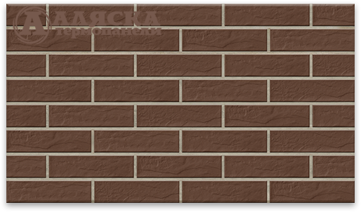 Фасадные Термопанели Аляска Braun Rustic купить в Кашире