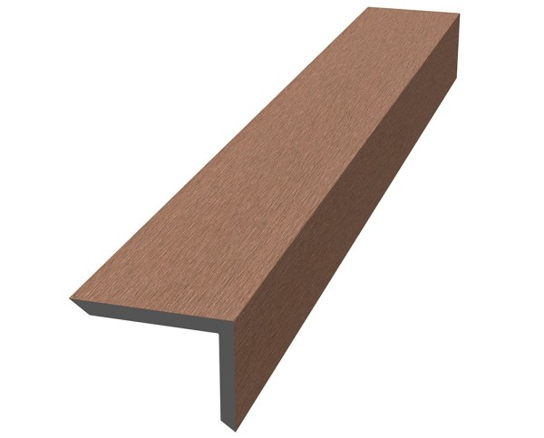 Уголок ДПК для террасной доски NauticPrime, 60x40x2900мм Кедр купить в Кашире