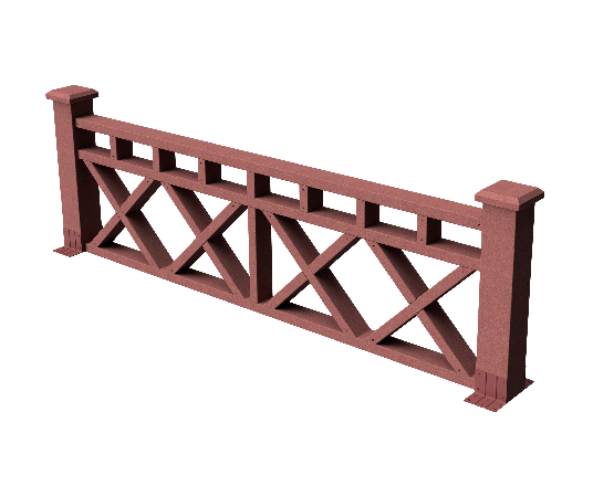 Ограждения декоративное ДПК GRINDERDECO Бэйли мербау. купить в Кашире