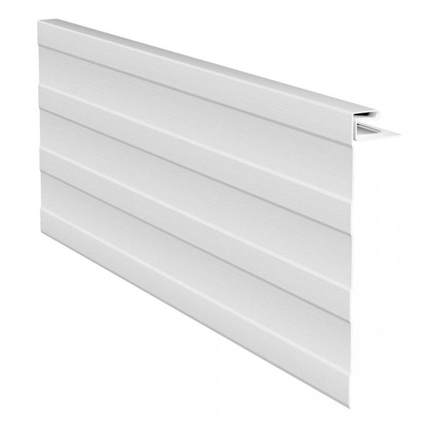 J-фаска ( ветровая, карнизная планка ) для сайдинга, белый купить в Кашире