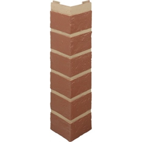Наружный угол кирпич (красный), 0,47 х 0,1м купить в Кашире