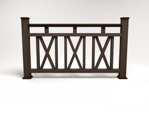 Ограждение из ДПК FG3 венге купить в Кашире