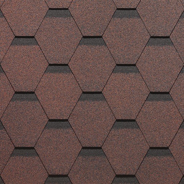 Гибкая черепица Docke, коллекция Сота – Красный купить в Кашире