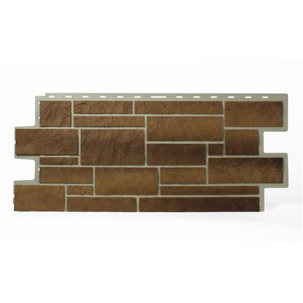 Цокольный сайдинг Tecos ImaBel “Камень” – Янтарь №705 купить в Кашире