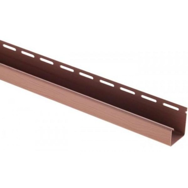 J-профиль Люкс Крашенный, T-15, ВН, Красно-коричневый купить в Кашире