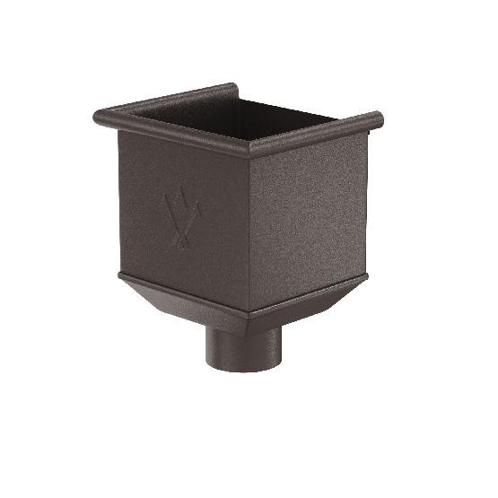 Водосток Aquasistem, Система 150/100 - Водосборная воронка RR 32 Тёмно-коричневый matt купить в Кашире