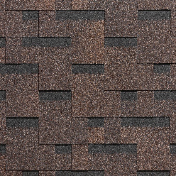 Гибкая черепица Docke, коллекция Тетрис – Коричневый купить в Кашире